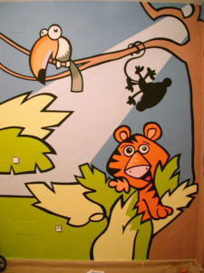 Pintura Mural Elennon color habitacion selva