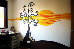 Pintura Mural Murales Elennon color arbol